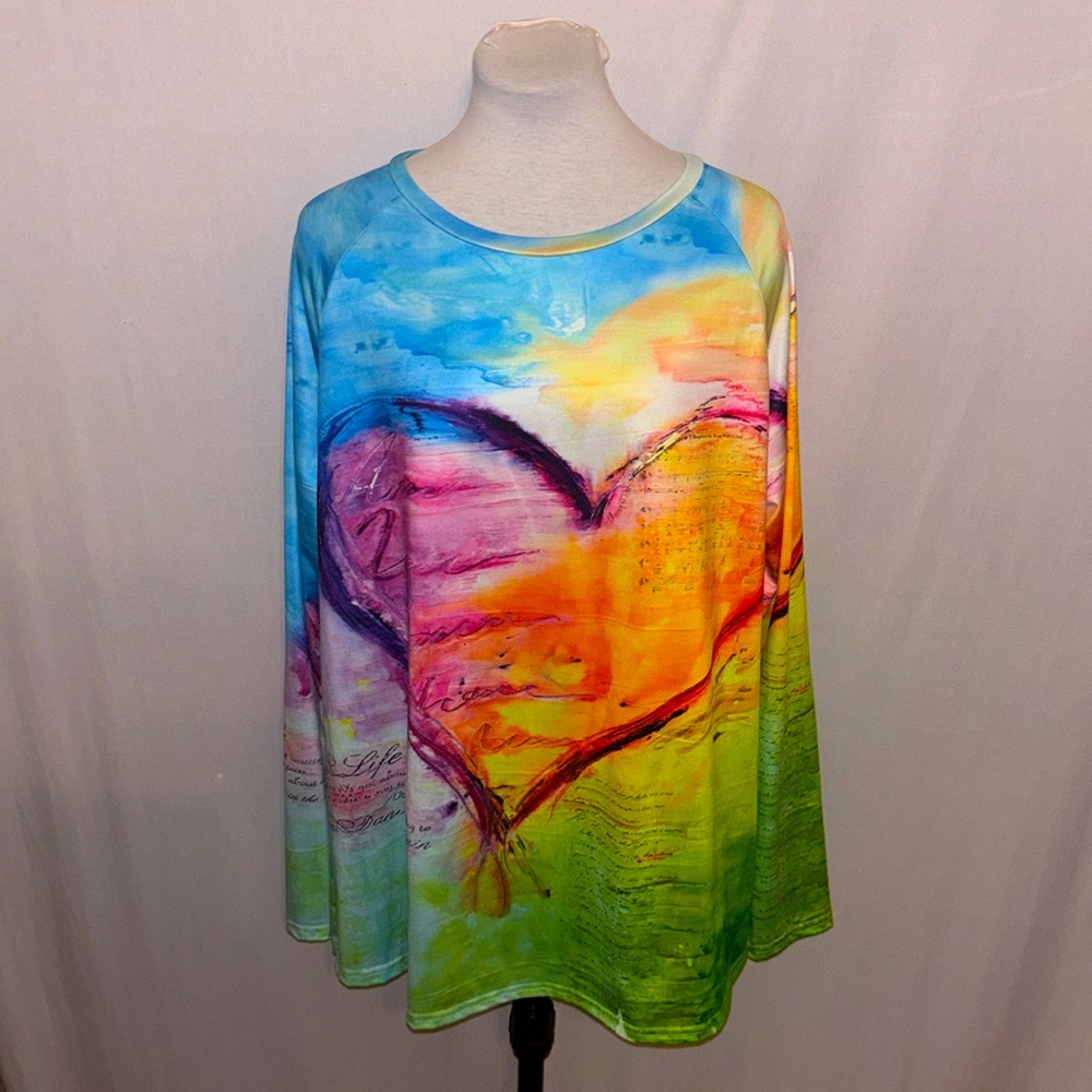 Colorful Art You Wear Long Sleeve Pullover XL